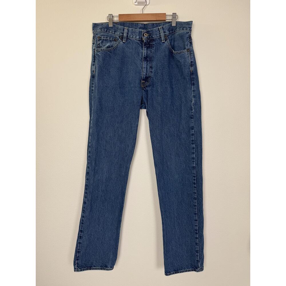 Polo Jeans Co. Classic Jeans Mens 34x34 Blue Straight Work Denim Ralph Lauren